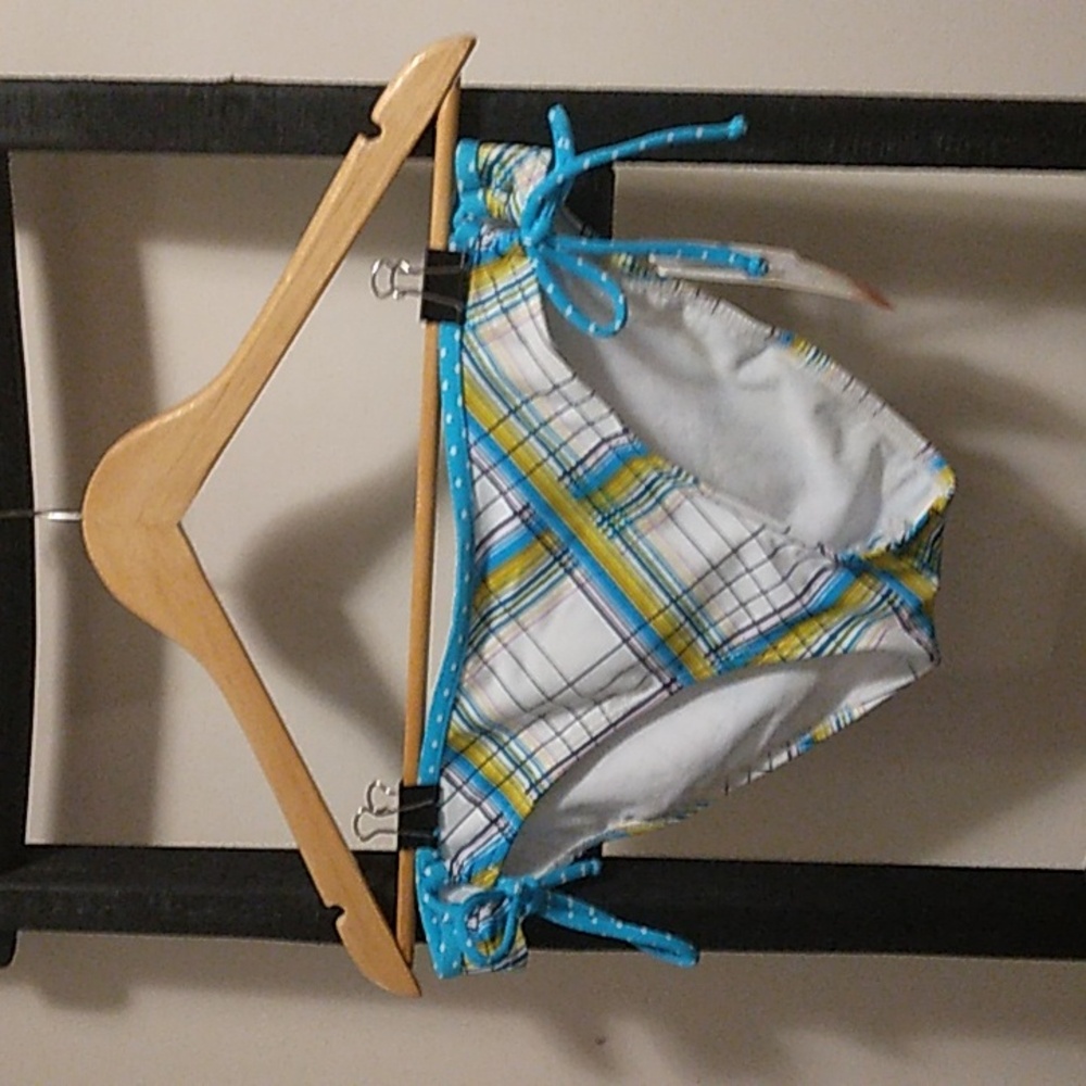 XL Hula Honey Swim Side Tie Hipster Bikini Bottoms
